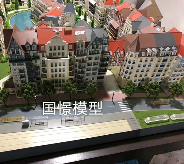 墨脱县建筑模型